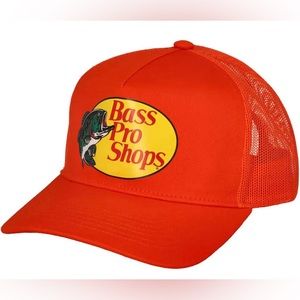Orange Bass Pro Hat